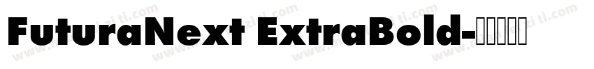 FuturaNext ExtraBold字体转换